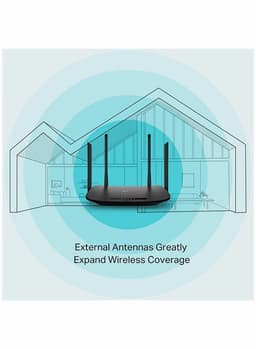 Archer VR300 AC1200 Wireless VDSL/ADSL Modem Router Black view 7