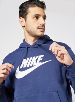 Sportswear Club Graphic Hoodie Blue view 5
